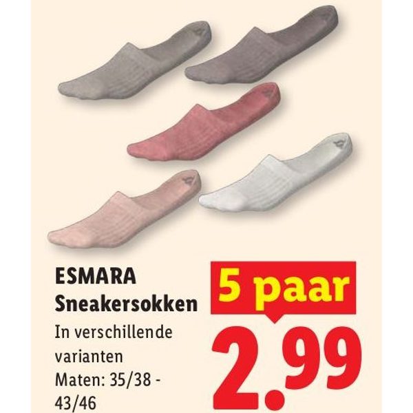 ESMARA Sneakersokken