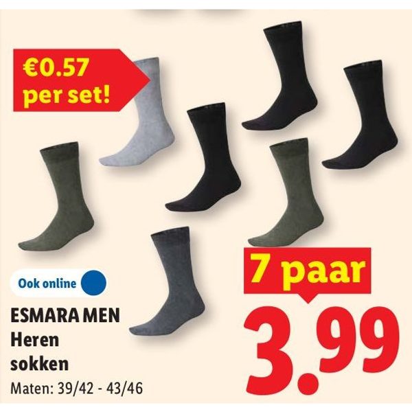 Esmara Men Heren sokken