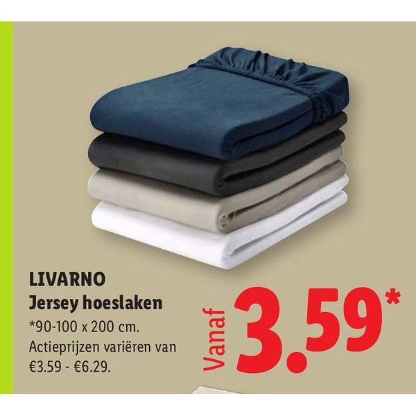LIVARNO Jersey hoeslaken