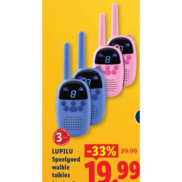 LUPILU Speelgoed walkie talkies