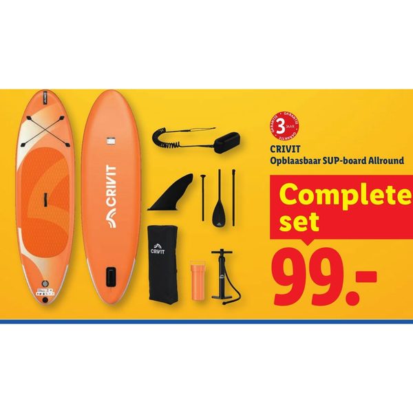 CRIVIT Opblaasbaar SUP-board Allround
