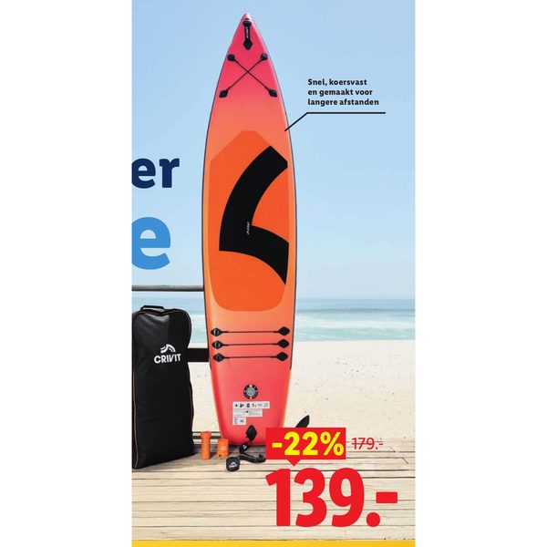 Crivit Opblaasbaar SUP-board Touring
