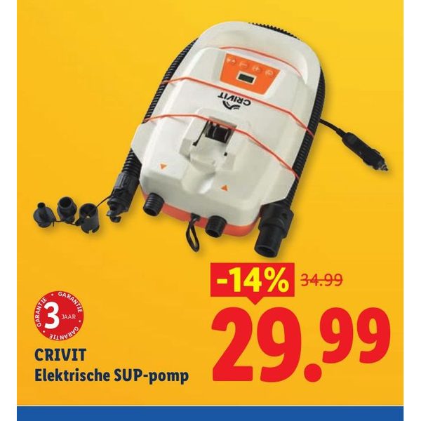 Crivit Elektrische SUP-pomp