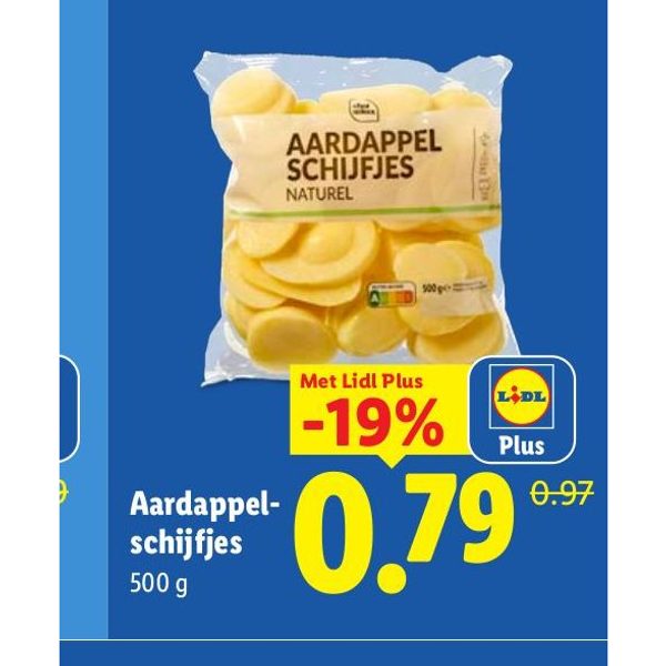 Aardappelschijfjes Naturel