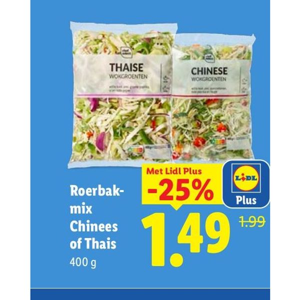 Roerbakmix Chinees of Thais