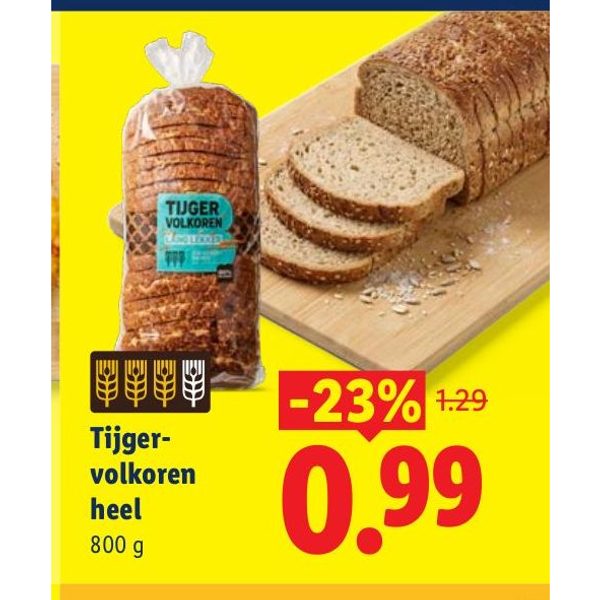 Tijger-volkoren heel