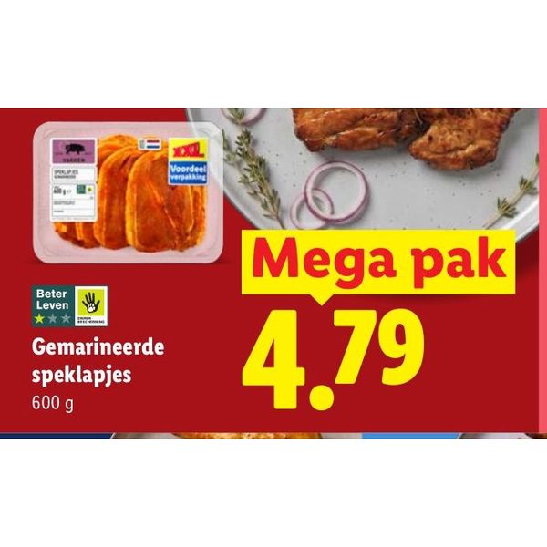 Gemarineerde speklapjes