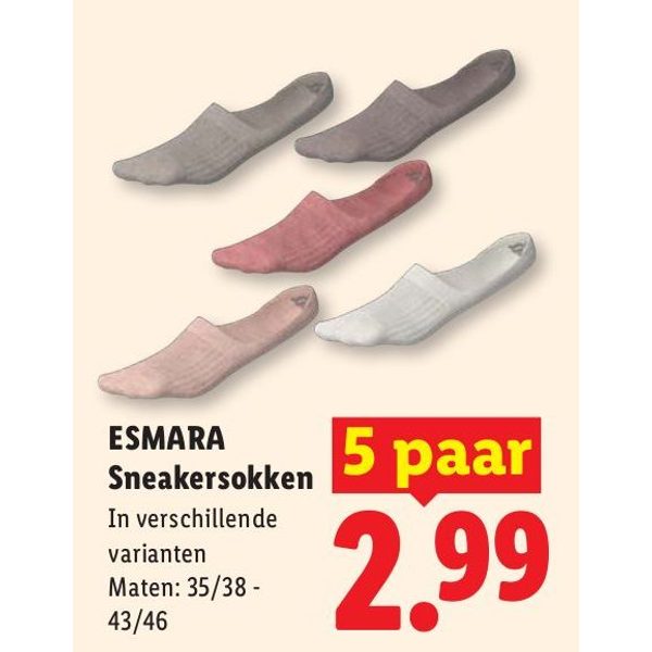 ESMARA Sneakersokken