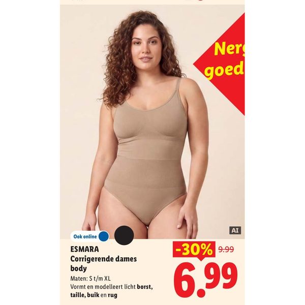 ESMARA Corrigerende dames body