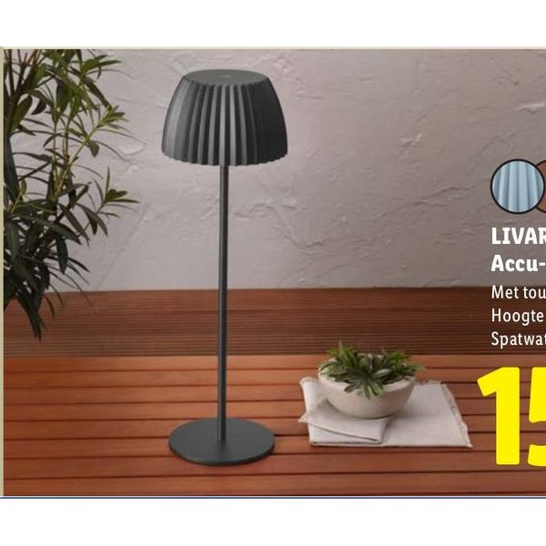 LIVARNO Accu-LED-tafellamp