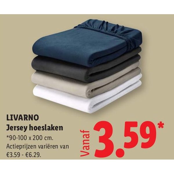 LIVARNO Jersey hoeslaken