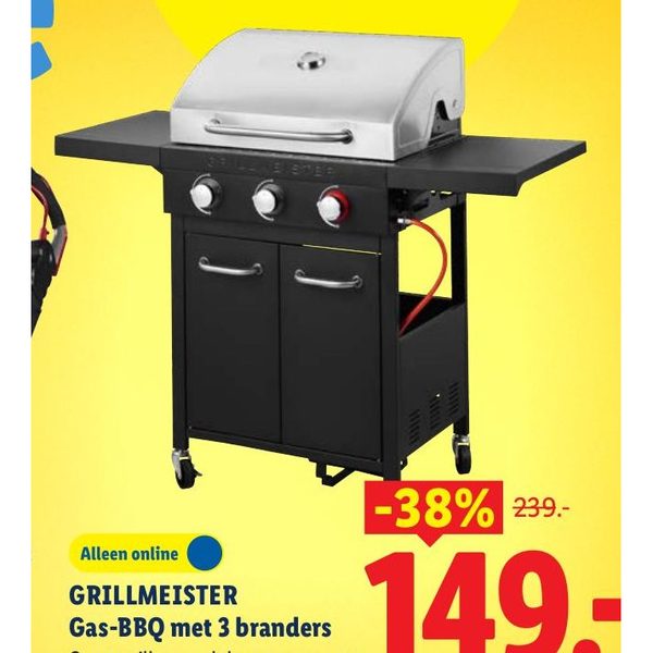 Gas-BBQ met 3 branders