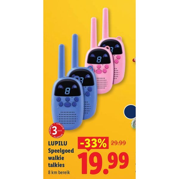 LUPILU Speelgoed walkie talkies