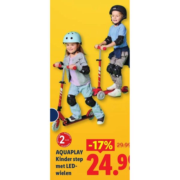 Kinder step met LED-wielen