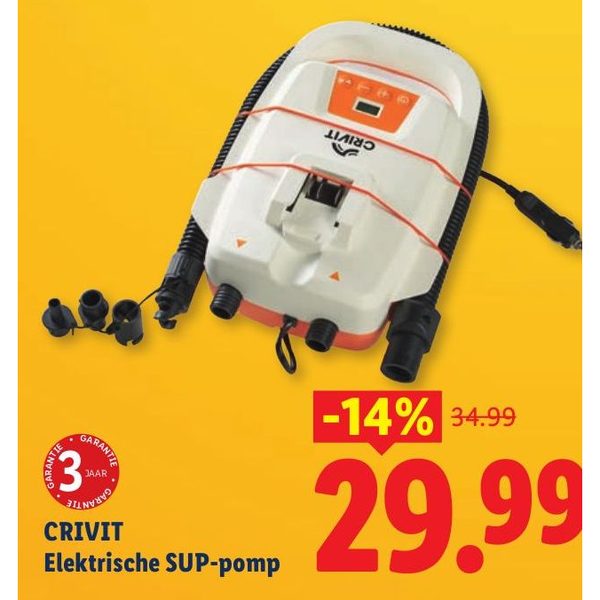 CRIVIT Elektrische SUP-pomp