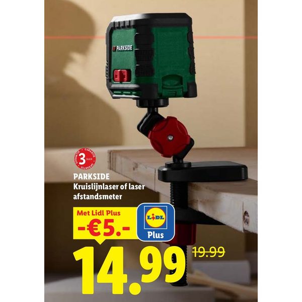 PARKSIDE Kruislijnlaser of laser afstandsmeter