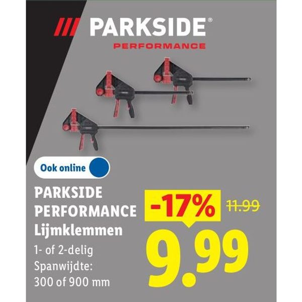 Parkside Performance Lijmklemmen