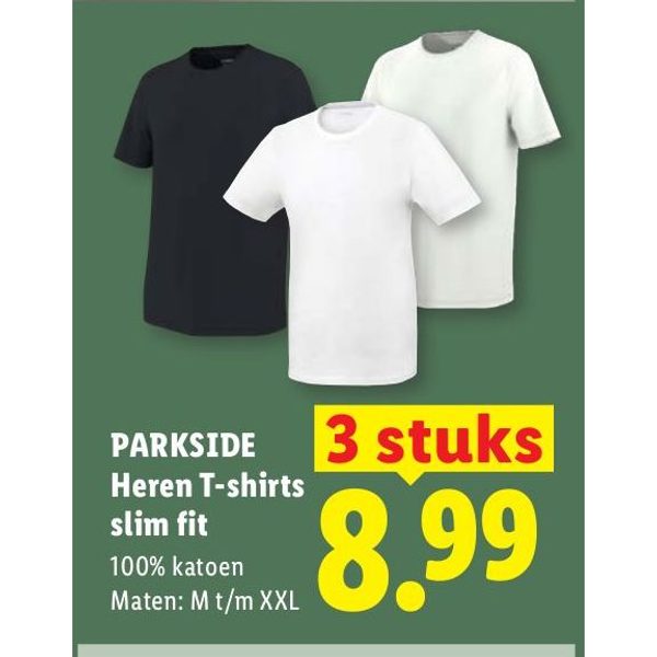 Parkside Heren T-shirts slim fit