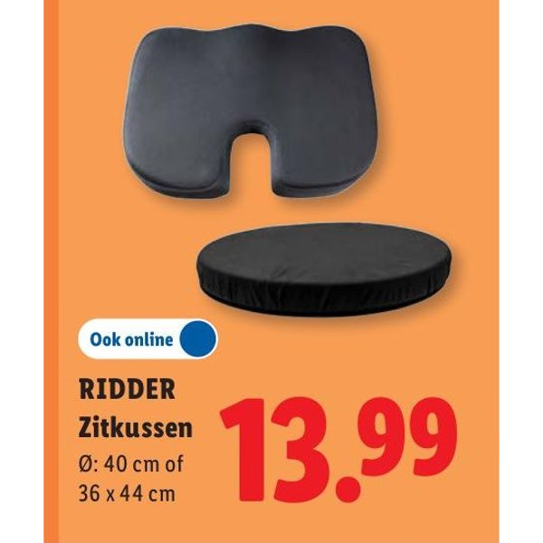 RIDDER Zitkussen