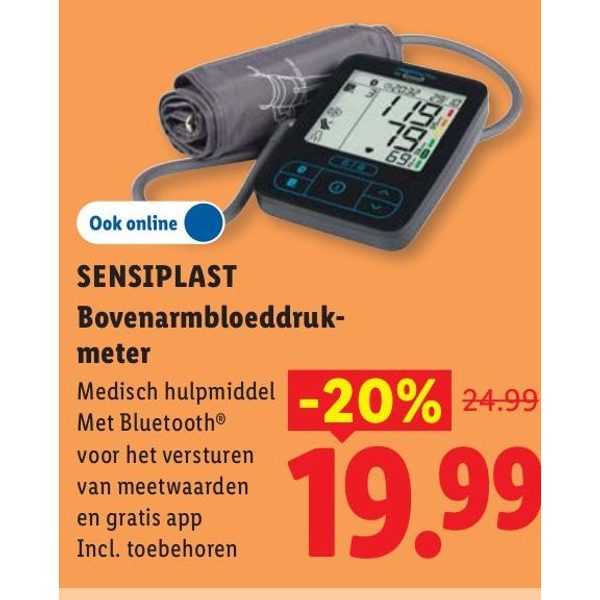 Sensiplast Bovenarmbloeddrukmeter