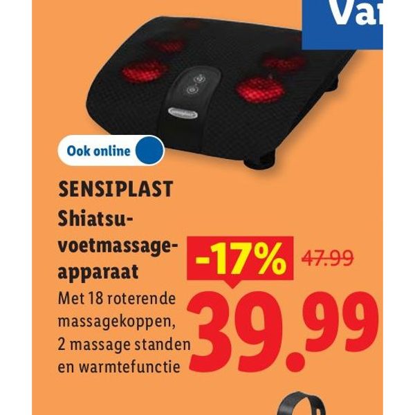 Sensiplast Shiatsu-voetmassage-apparaat
