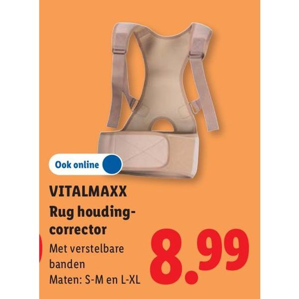 Vitalmaxx Rug houding-corrector