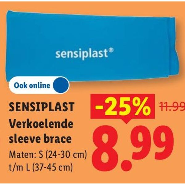 Sensiplast Verkoelende sleeve brace