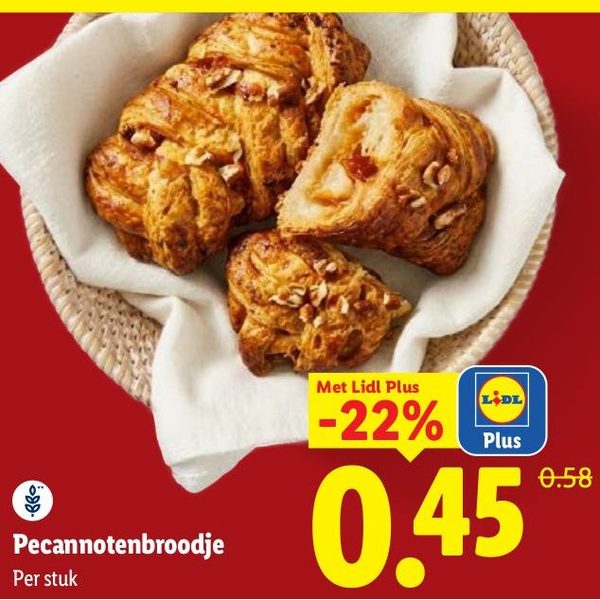 Pecannotenbroodje