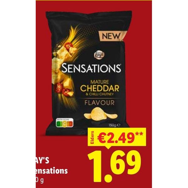Sensations Mature Cheddar & Chilli