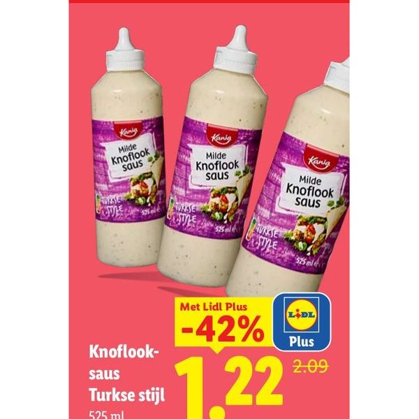Knoflooksaus Turkse stijl