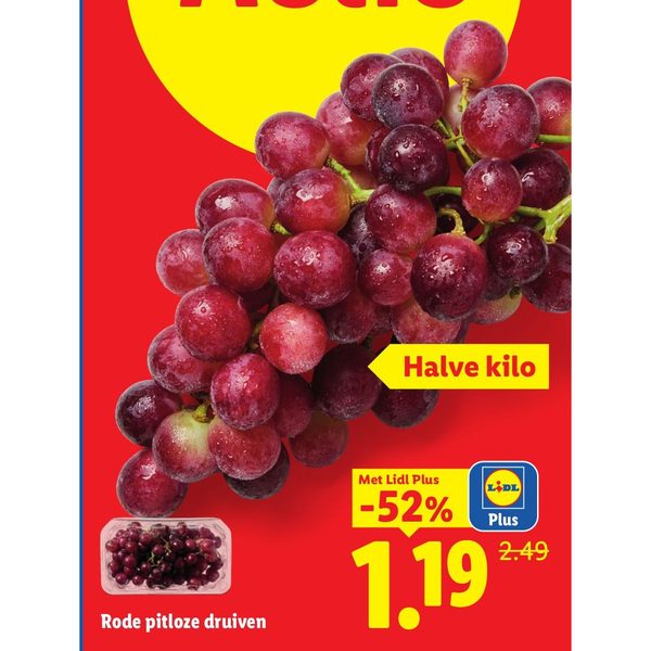 Rode pitloze druiven