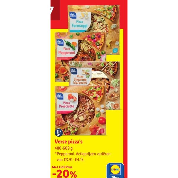 Verse pizza's