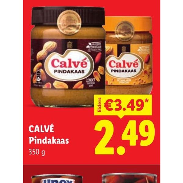 CALVÉ Pindakaas