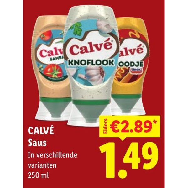 CALVÉ Saus