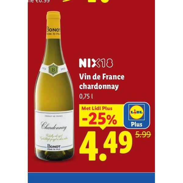 Vin de France chardonnay