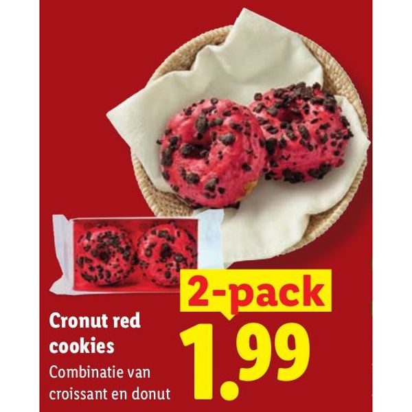 Cronut red cookies