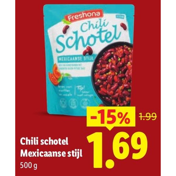 Chili schotel Mexicaanse stijl
