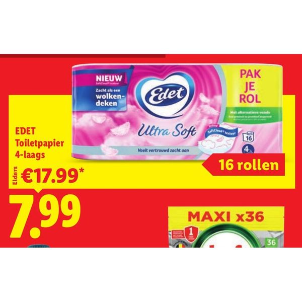 EDET Toiletpapier 4-laags