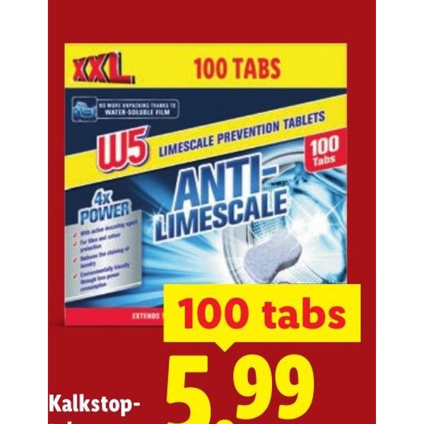 Kalkstop-tabs