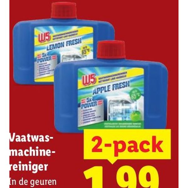 Vaatwasmachine-reiniger