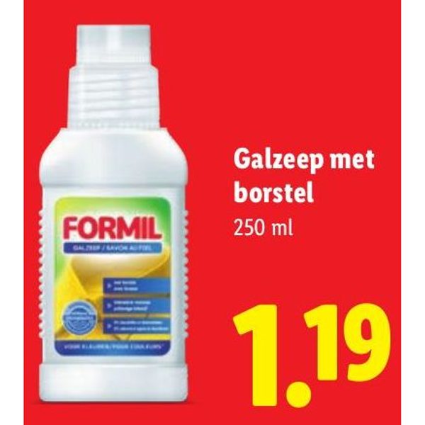 FORMIL Galzeep met borstel