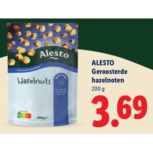Alesto Geroosterde hazelnoten