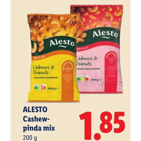 Alesto Cashew- pinda mix