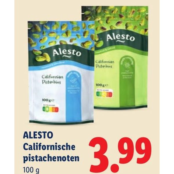 Alesto Californische pistachenoten