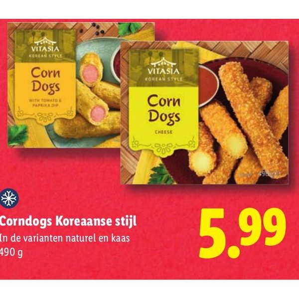 Corndogs Koreaanse stijl