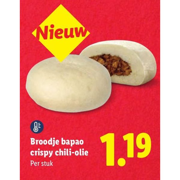 Broodje bapao crispy chili-olie