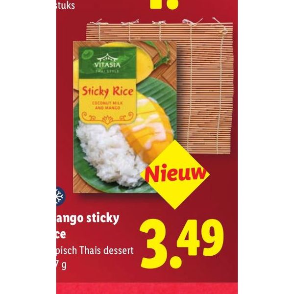 Mango sticky rice