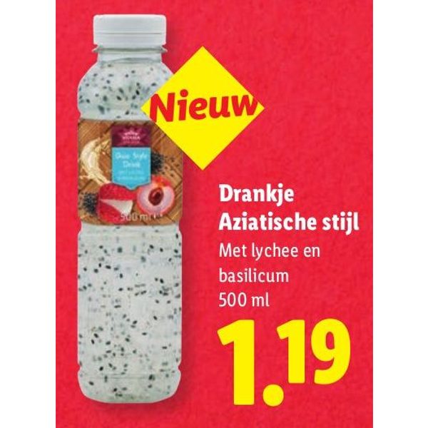 Drankje Aziatische stijl