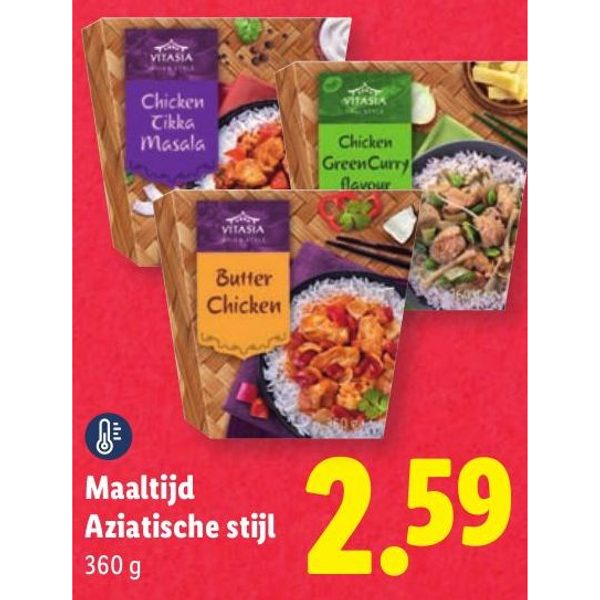 Maaltijd Aziatische stijl