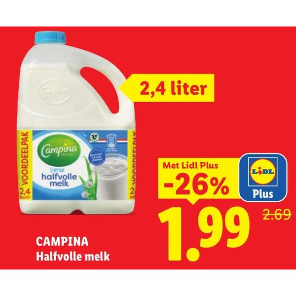 Campina Halfvolle melk